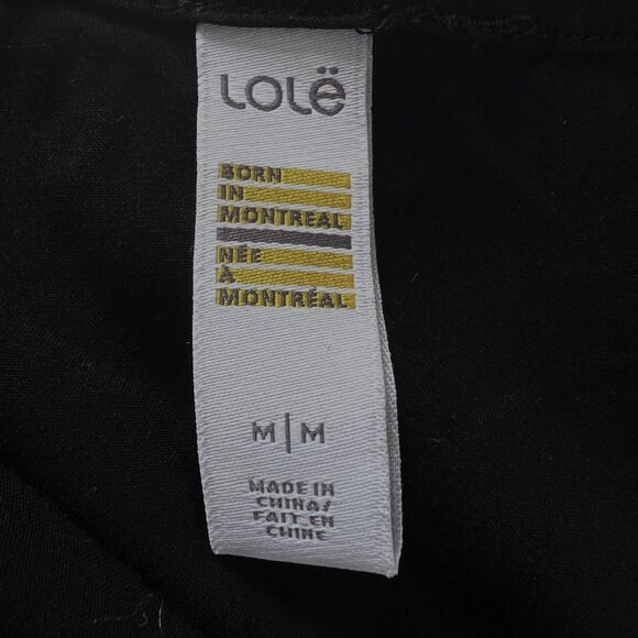 LOLE Black Jessa Top Blouse Cover up Medium - Picture 8 of 13